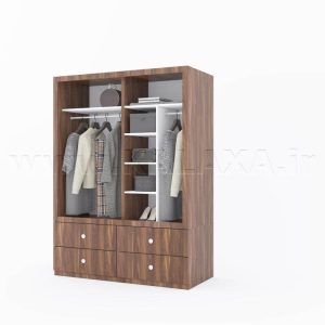 کمد درب ریلی با کشو مدل KRM101