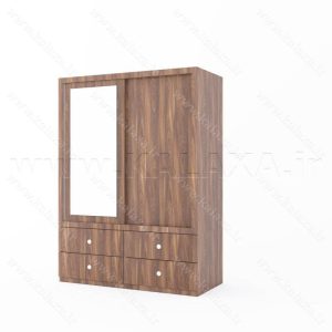 خرید کمد لباس درب ریلی و چیدمان سفارشی برای استفاده بهینه اتاق خواب