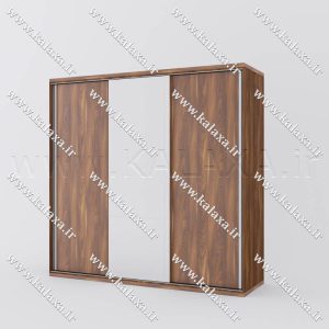 کمد با درب ریلی مدرن و شیک برای فضای کوچک