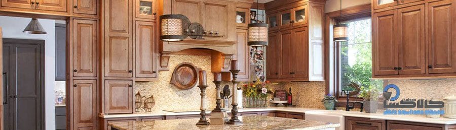 kitchen cabinets 02 کابینت آشپزخانه سبک چوبی سنتی
