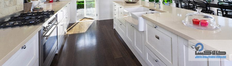 membrane kitchen cabinets01 کابینت ممبران سفید صدفی