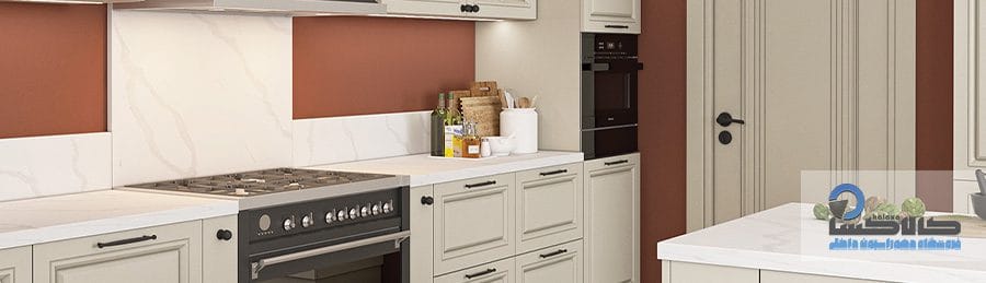 membrane kitchen cabinets06 کابینت ممبران کرم استخوانی