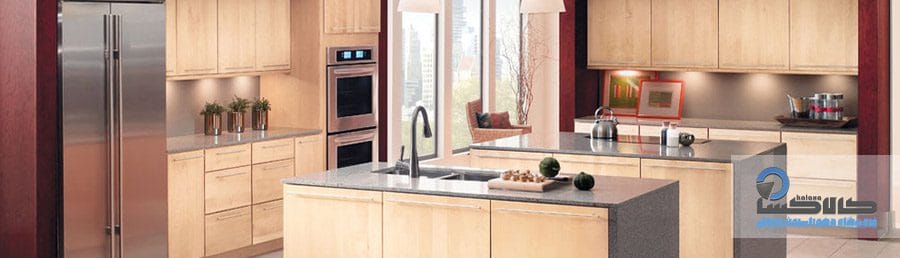 Maple wood کابینت با چوب افرا