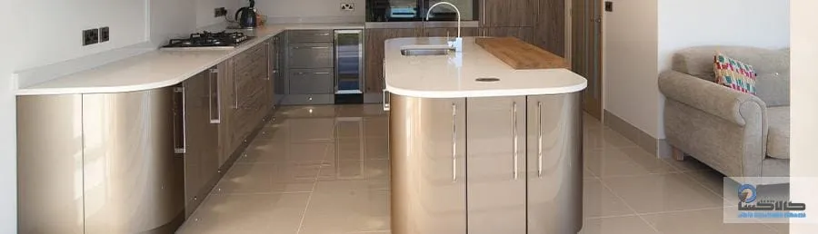 کابینت های گلاس متالیک