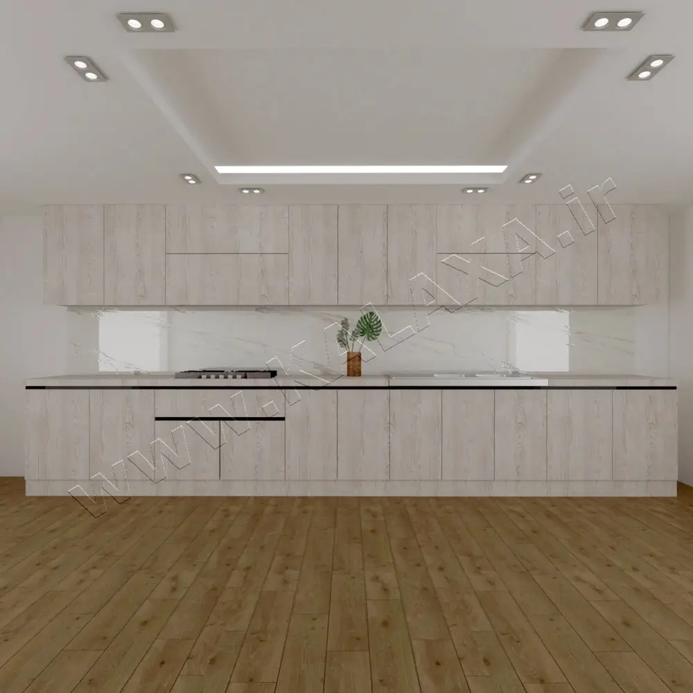کابینت آماده ام دی اف ۵ متری تک رنگ