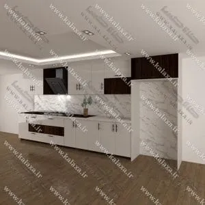 کابینت آماده های گلاس 5 متری ترکیبی