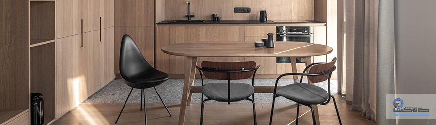 کابینت ام دی اف طرح چوب