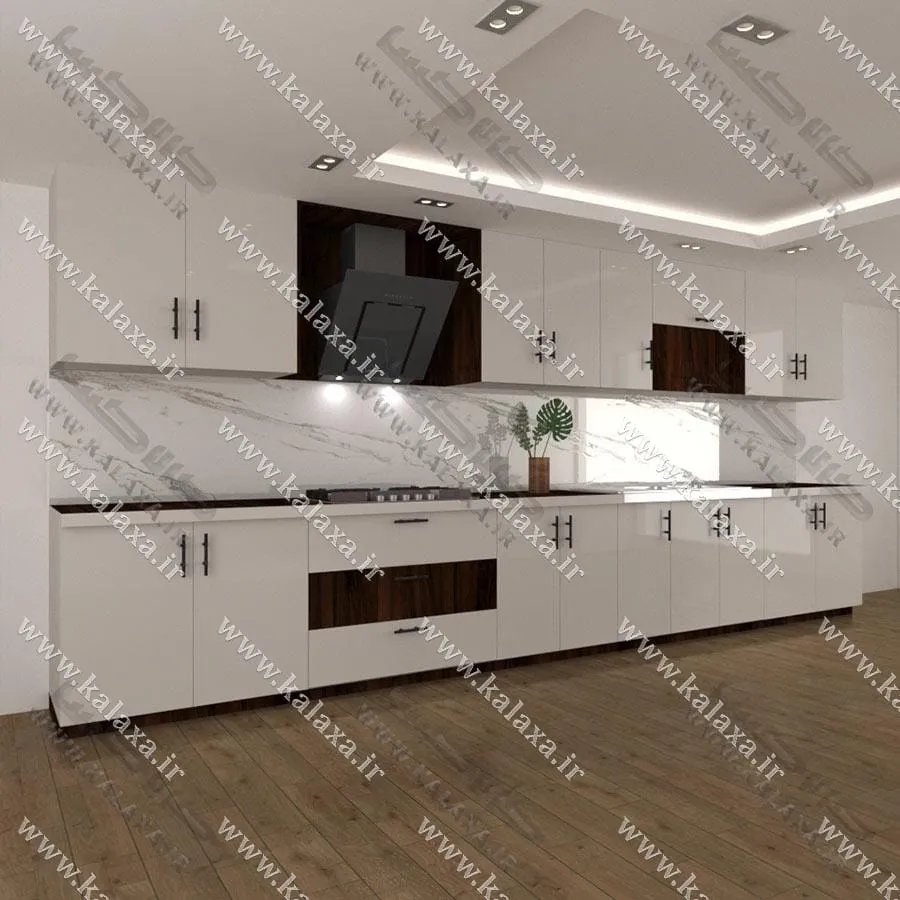 کابینت اماده هایگلاس ترکیبی ۵ متری