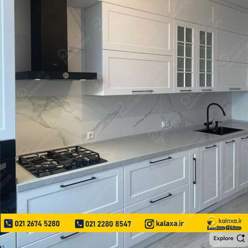 کابینت وکیوم ممبران سفید مشکی 