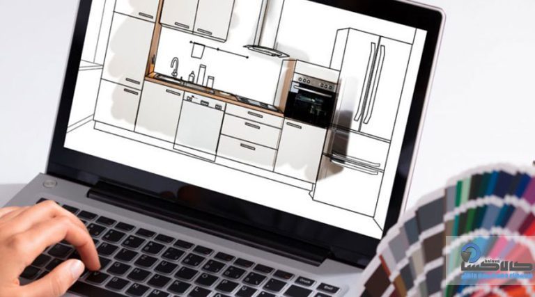 کابینت مدرن ام دی اف MDF و هایگلس با طراحی خاص و شیک