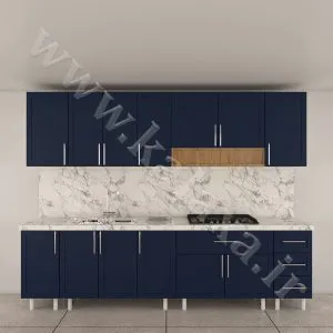 کابینت آماده ممبران نئوکلاسیک 3 متری (درب ساده) — تصویر 2