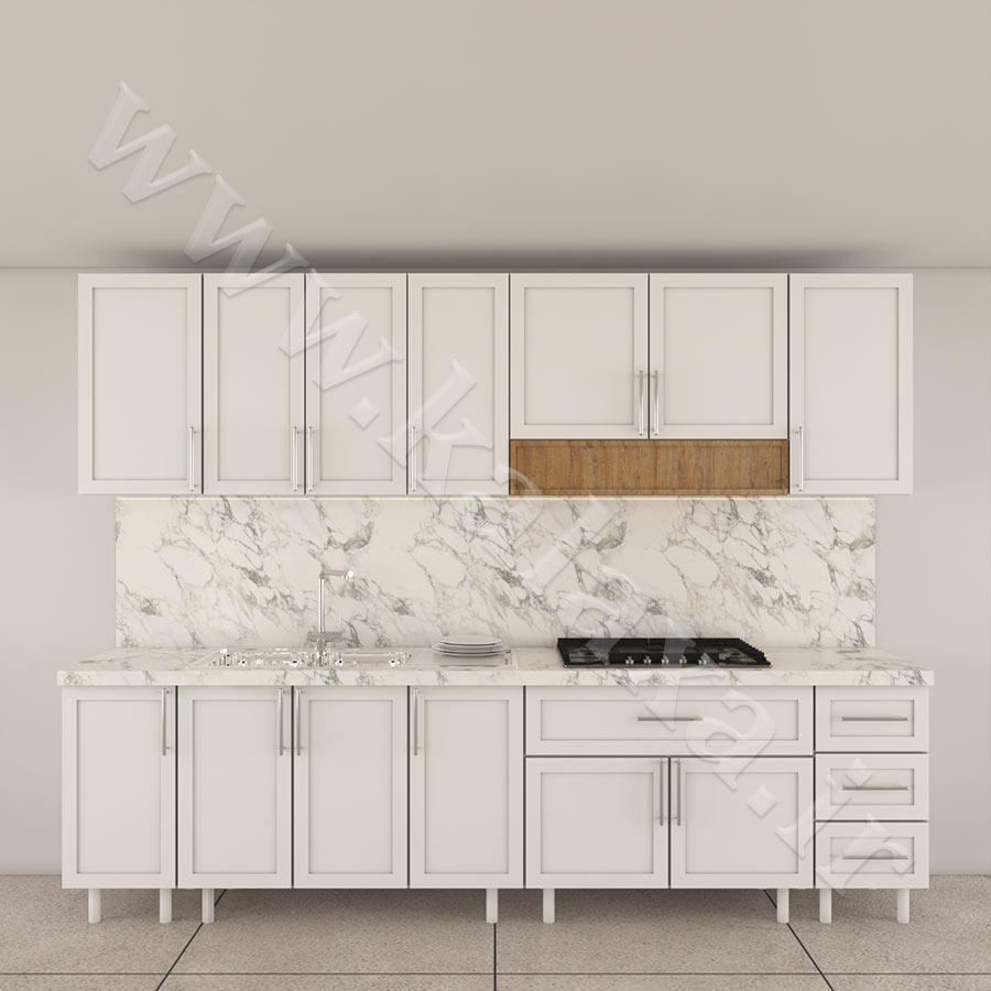 کابینت آماده ممبران نئوکلاسیک 3 متری طرح درب ساده 5 قیمت کابینت ممبران آماده با قابلیت سفارشیسازی