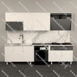 کابینت آماده نصب سه متری با متریال مقاوم