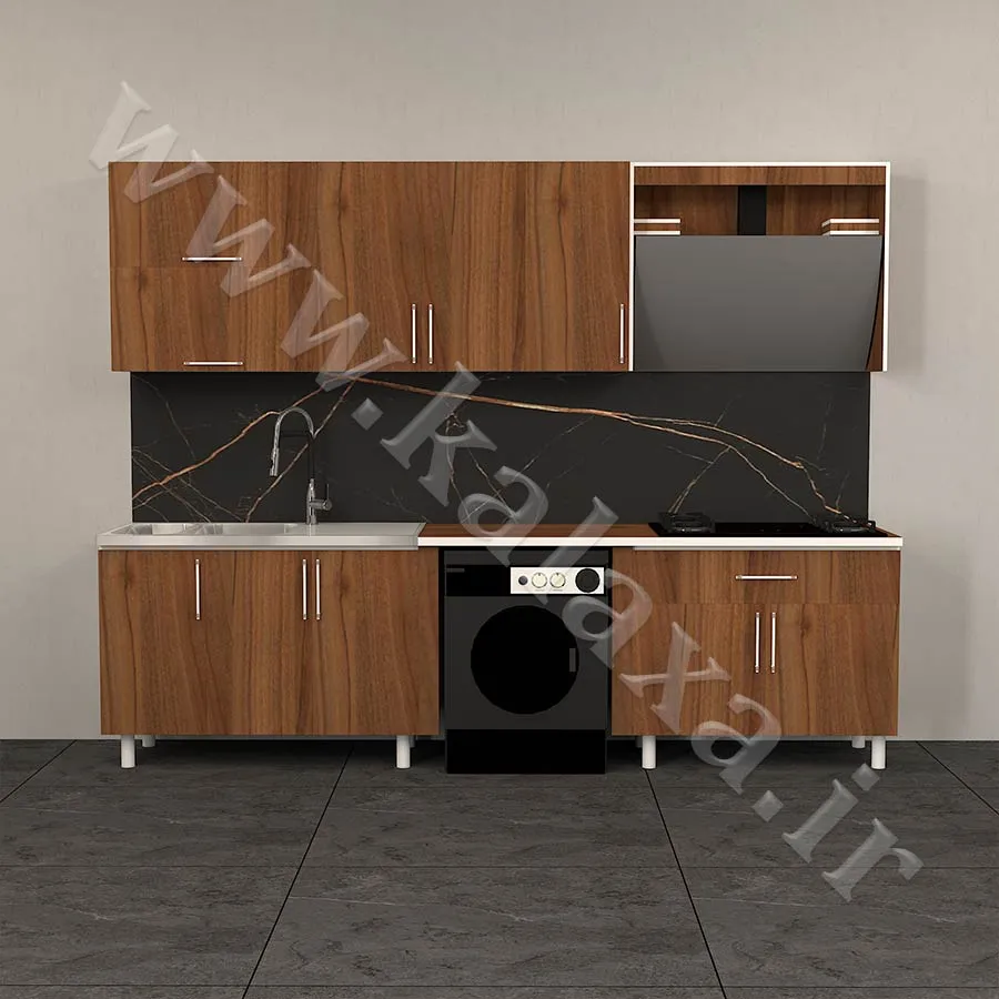کابینت آماده نصب سه متری برای پروژه‌های بازسازی
