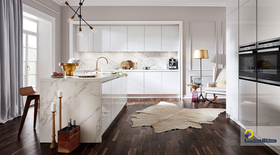 کابینت تخت بدون دستگیره