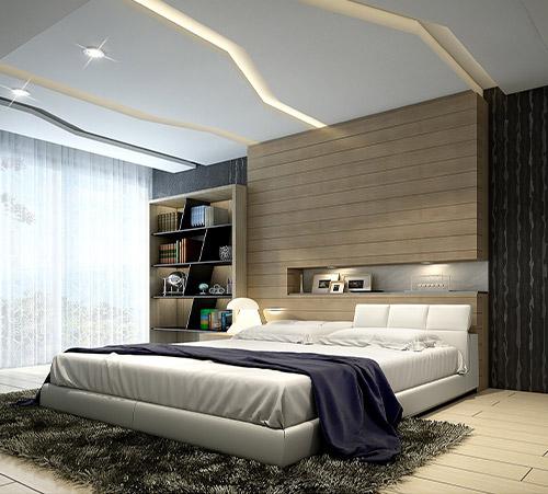 طراحی سه بعدی اتاق خواب بزرگسال