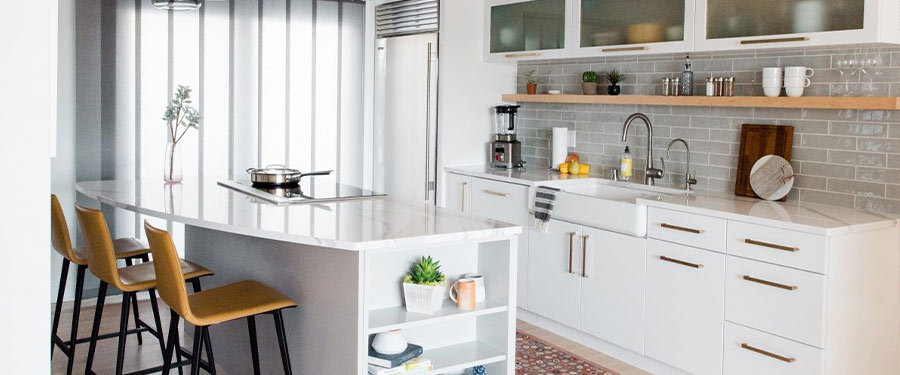 طراحی بخش زیرین کابینت‌های دیواری