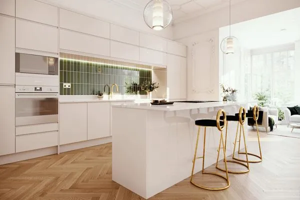 کارایی جزیره کابینت هایگلاس compress
