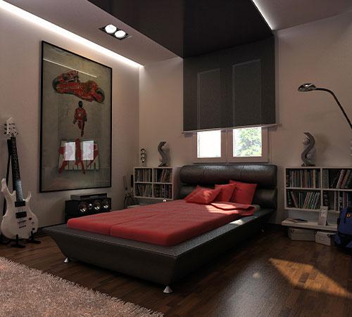 طراحی داخلی اتاق خواب نوجوان