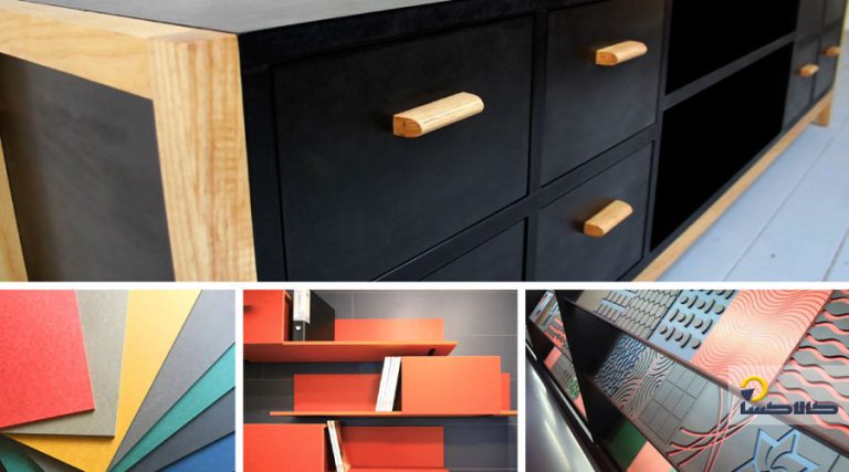 رنگ کابینت ام دی اف آشپزخانه کوچک و بزرگ