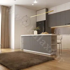 جدیدترین ایده‌ها برای کابینت جزیره آشپزخانه با طرح مدرن