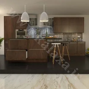 جدیدترین مدل کابینت جزیره آشپزخانه با طراحی‌ خلاقانه و زیبا