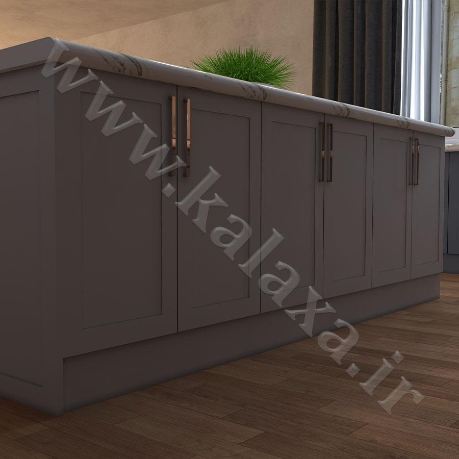 کابینت جزیره آماده ممبران نئوکلاسیک مدل 200 3 compress طراحی کابینت جزیره آماده ممبران مات