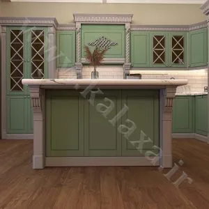 جدیدترین مدل کابینت جزیره ممبران با طراحی خاص