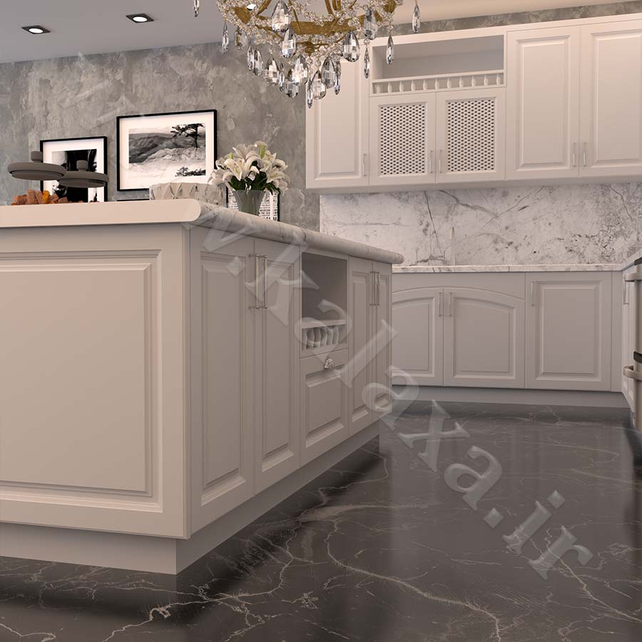 کابینت جزیره آماده ممبران نئوکلاسیک مدل 202 4 قیمت کابینت جزیره آماده برای آشپزخانه نئوکلاسیک