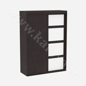 طراحی کمد لباس با درب ریلی برای اتاق مدرن و شیک