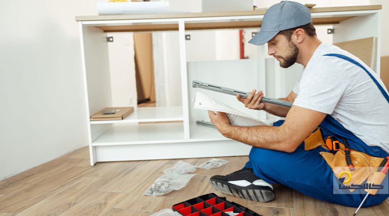 کابینت با طراحی مدرن