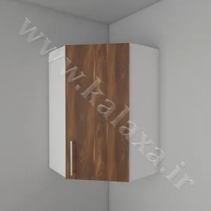 کابینت تکی دیواری آماده گوشه مورب