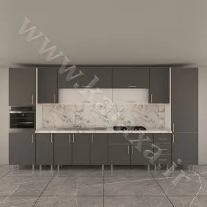 مدل کابینت پله ای دورنگ پیش ساخته