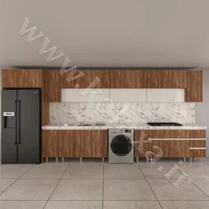کابینت حجمی آماده برای آشپزخانه‌های کوچک