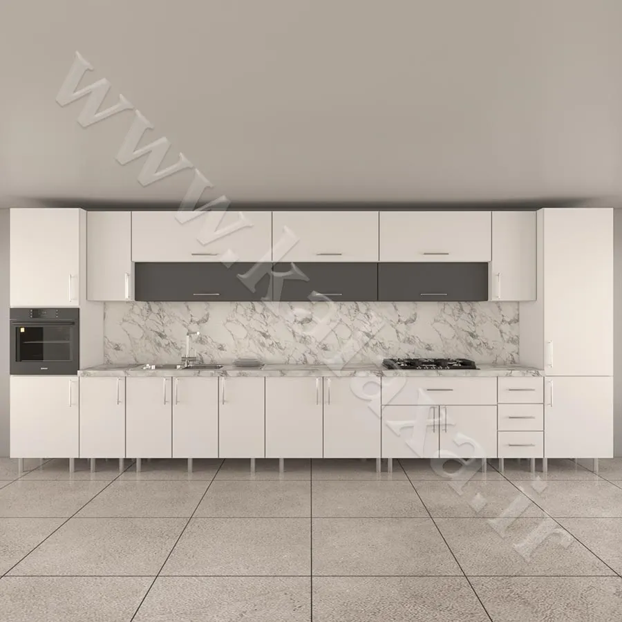 ارتفاع کابینت آماده پلکانی حجمی