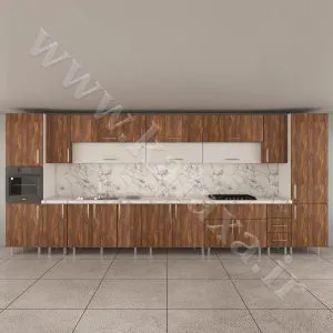 طرح کابینت هوایی دو پله آماده