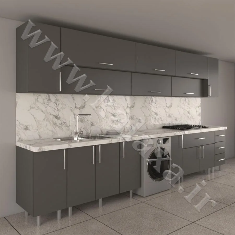 کابینت حجمی آماده با جنس مقاوم در برابر خط و خش