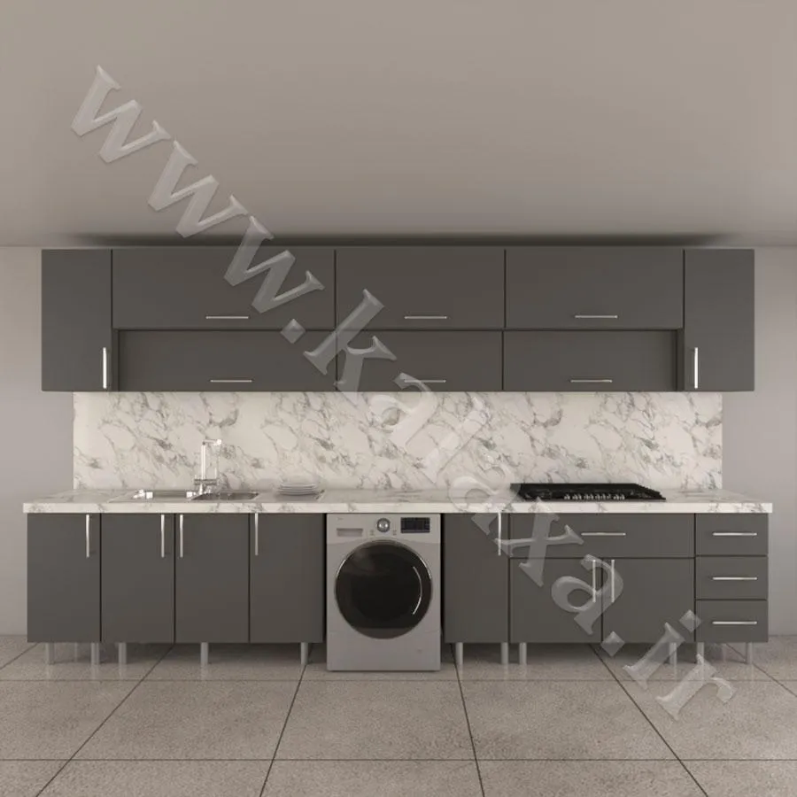 کابینت حجمی آماده با طبقات قابل تنظیم
