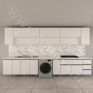 کابینت پله ای پیش ساخته ام دی اف 4 متری