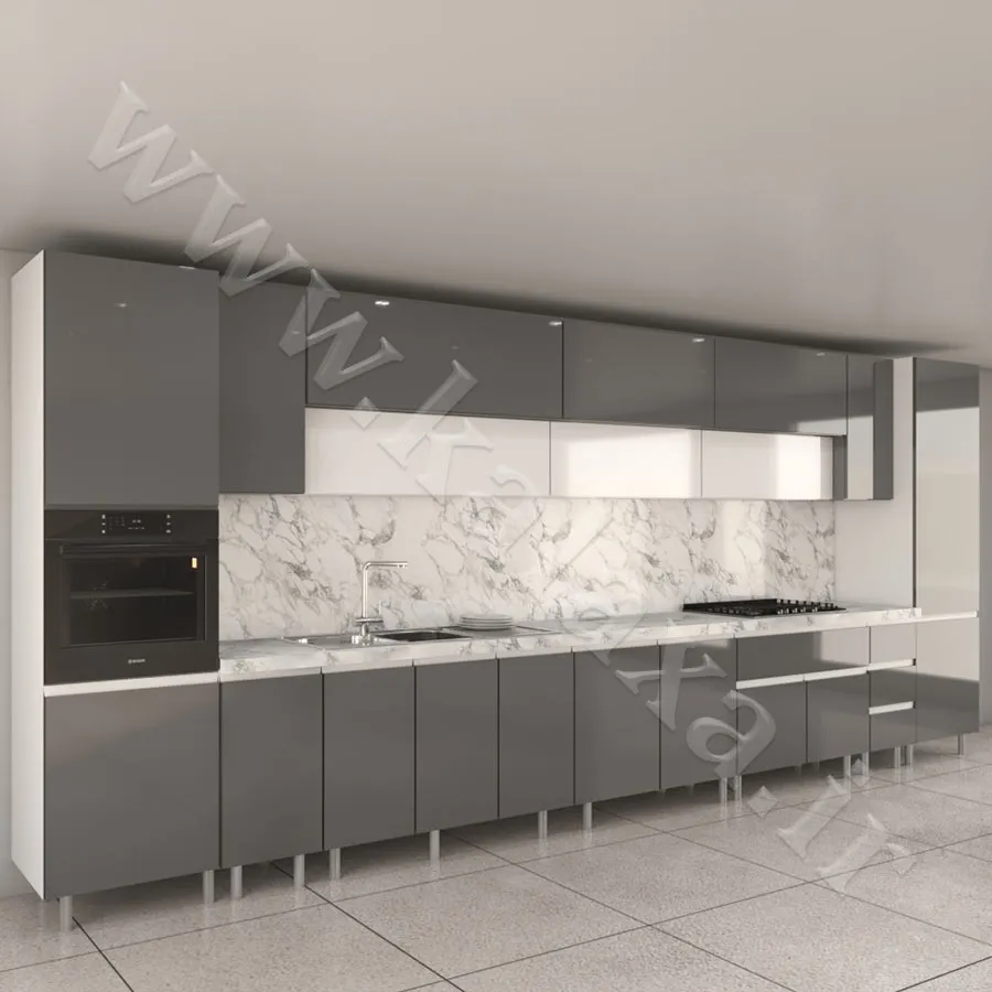 عکس کابینت جدید سفید طوسی