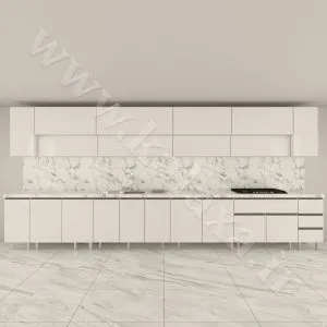 کابینت حجمی دوپله برای دکوراسیون داخلی مدرن