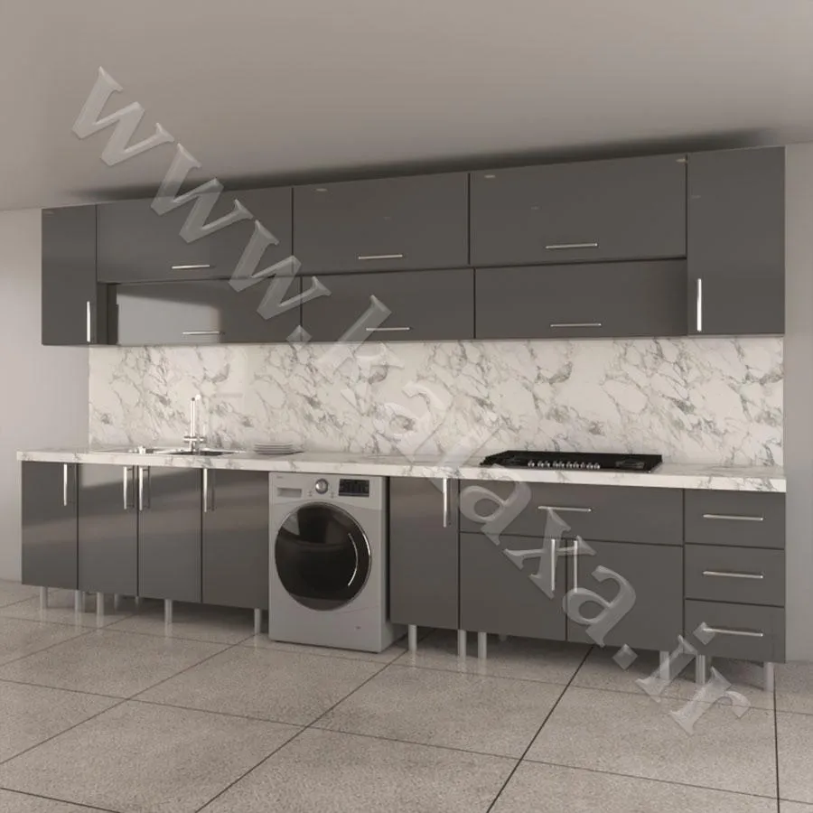 کابینت حجمی آماده با طراحی چندبخشی