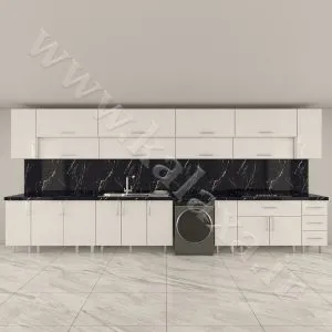 کابینت پله‌ای با روکش مقاوم به گرما