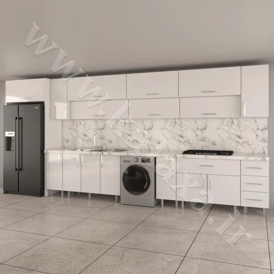 طراحی کابینت پلکانی پیش‌ساخته