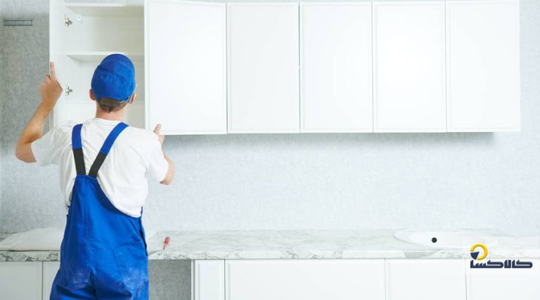 کابینت سازی پیش ساخته از ام دی اف و هایگلاس با ‌ مناسب و طراحی جذاب