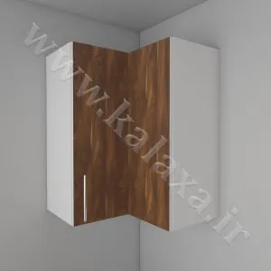 طراحی کابینت گوشه برای آشپزخانه کوچک و کارآمد