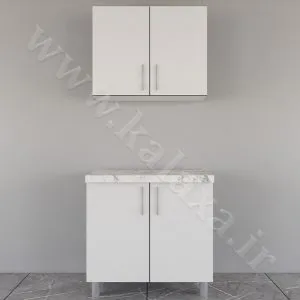 کابینت آماده دیواری و زمینی ام دی اف 80 سانتیمتری — تصویر 2