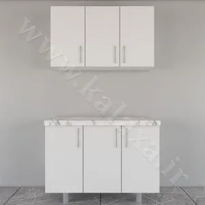 کابینت آماده دیواری و زمینی ام دی اف 120 سانتیمتری — تصویر 5