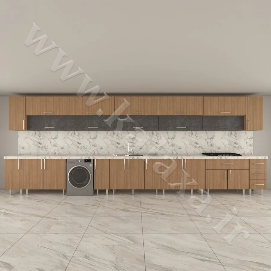 عکس کابینت طرح چوب شش متری پیش ساخته