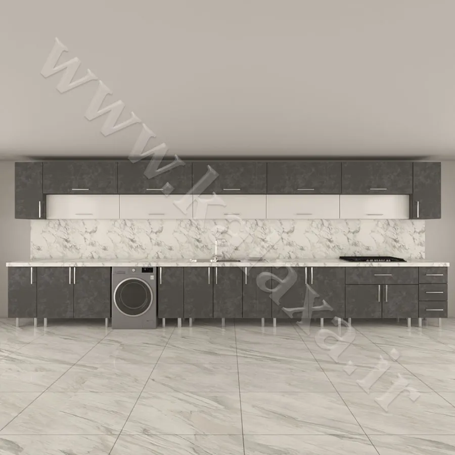کابینت دو پله ای MDF پیش ساخته